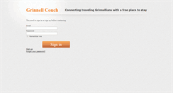 Desktop Screenshot of grinnellcouch.com