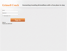 Tablet Screenshot of grinnellcouch.com